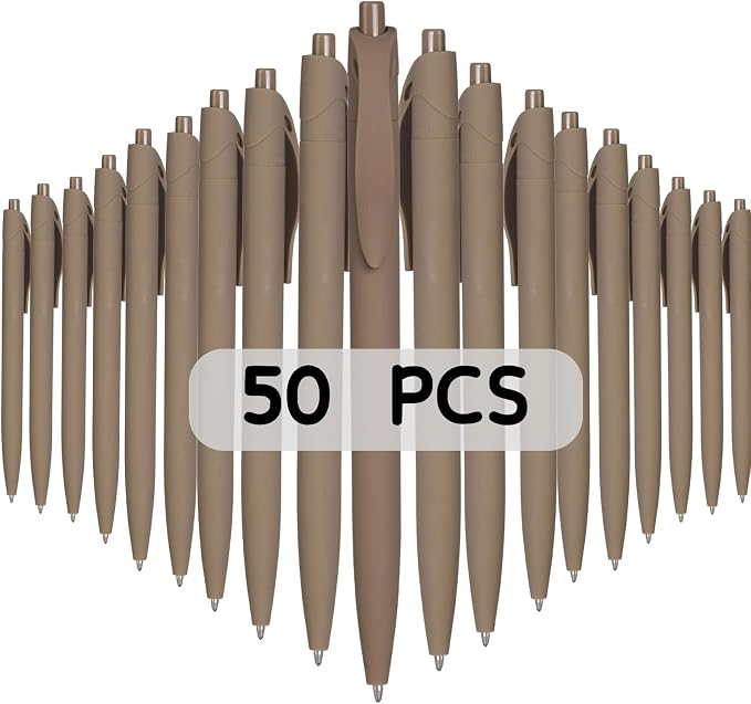 BallPoint Pens, 50 Pack, Bulk Pens, Click Pens by Wiaziert