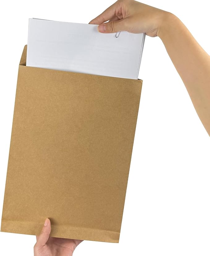 25 Pack Large Expandable Envelopes, 9.3x 13" Big Mailing Envelopes | - Image 7
