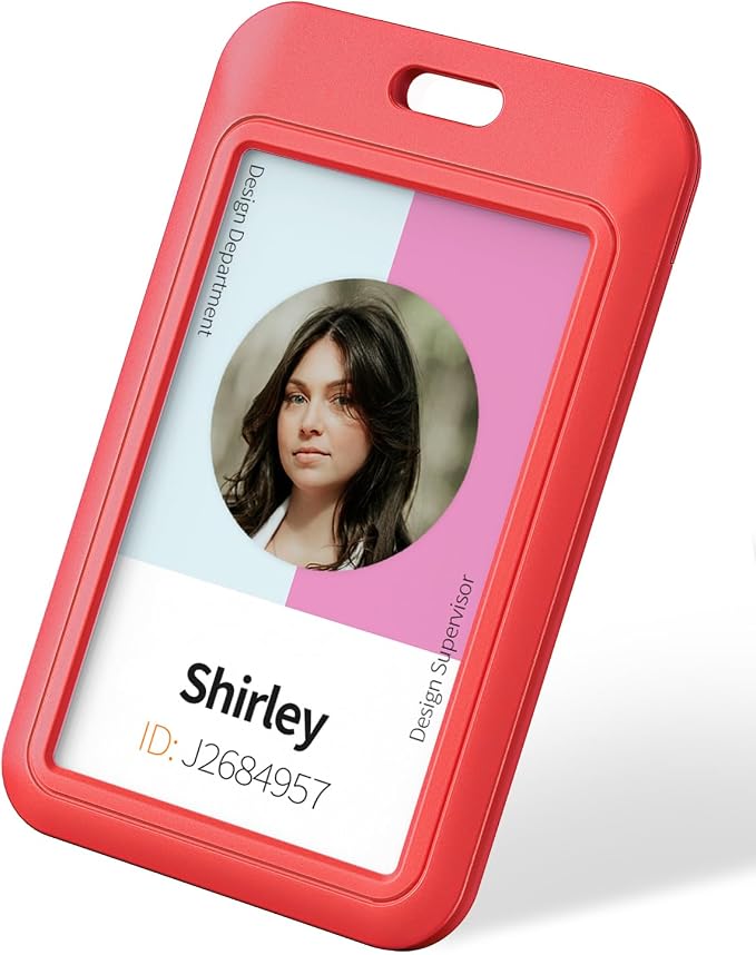 Uniclife 10 Pack Sliding ID Badge Holder by UnicLife