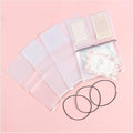 Clear Zipper Pocket for Travelers Notebook, 4 Insert Passport Size Pouch Refill by Dwpetzo