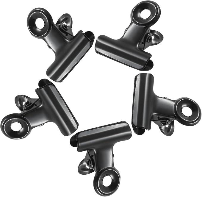 Bonsicoky 30 Pcs Metal Bulldog Clips, Bull Binder Paper Clips - Image 5