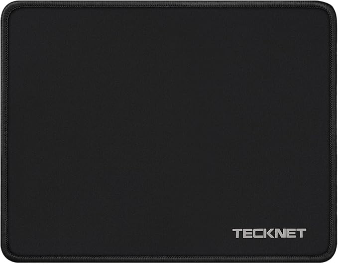 TECKNET Mouse Pad with Anti-fray Stitching, Waterproof Surface & Non-Slip by Tecknet