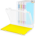 4 Pack A4 File Box Paper Organizers Holder, Transparent Document Paper Project by Bluedale