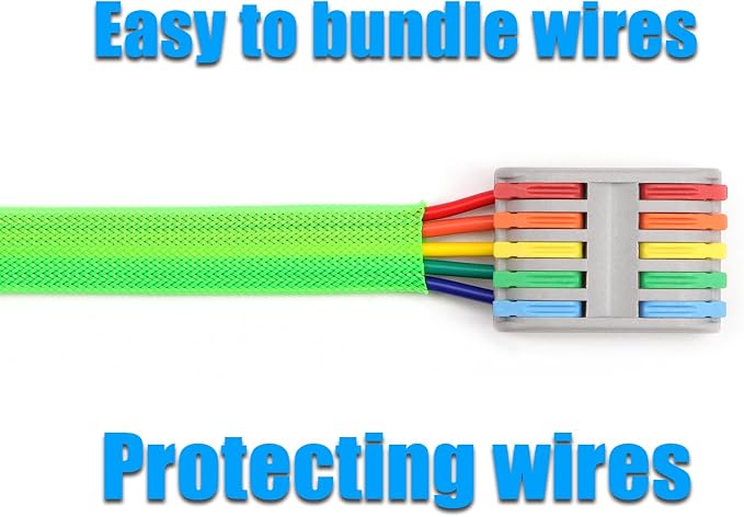 25ft PET Expandable Braided Cable Sleeve 3/8inch Pet Braided Cable Sleeve - Image 6