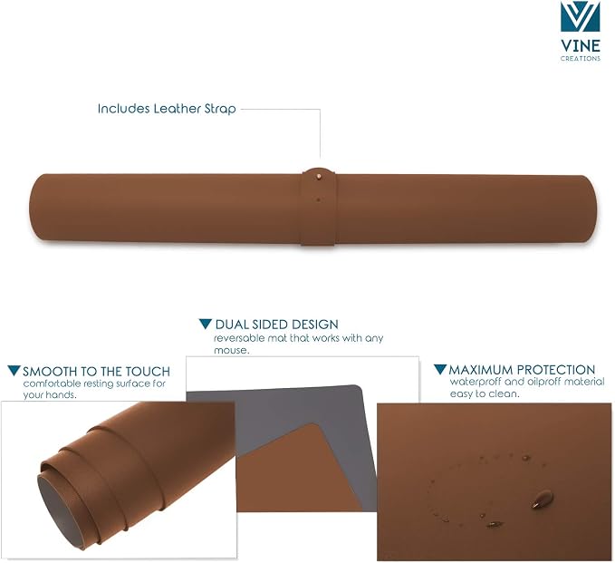 Vine Creations Leather Desk Pad - Image 5