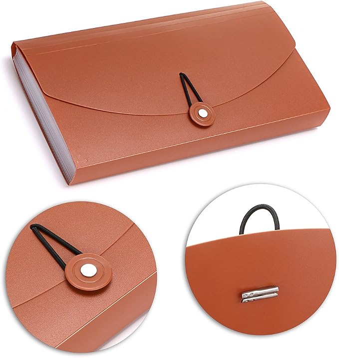 BTSKY Expanding File Folder -13 Pockets Small Accordion File Folder Expandable - Image 6