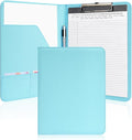 Professional Padfolio with Clipboard, Faux Leather Portfolio Folder Binder by OOWOLF