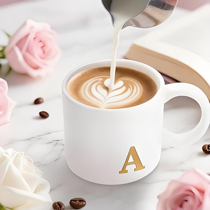 RainVibe Elegant Gift Set for Women – Personalized Monogram Ceramic Mug & - Image 5