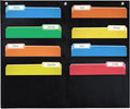 Essex Wares - 8 Pocket File Pocket Chart, and More - Wall Folder Organizer - 8 by EssexWares