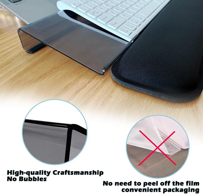 Computer Keyboard Wrist Rest Stand Set - Image 3