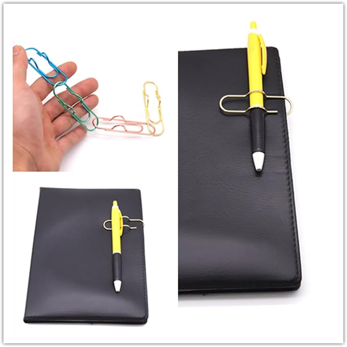 12-Pack Pen Holder Clips for Notebook, and Book, Professionals, and Teachers - Image 3