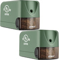 AFMAT 2 Pack Electric Pencil Sharpener, Heavy Duty Pencil Sharpener by AFMAT