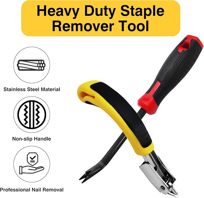 Staple Remover, Heavy Duty Staple Remover Tool, Upholstery Stapler Remover - Image 5