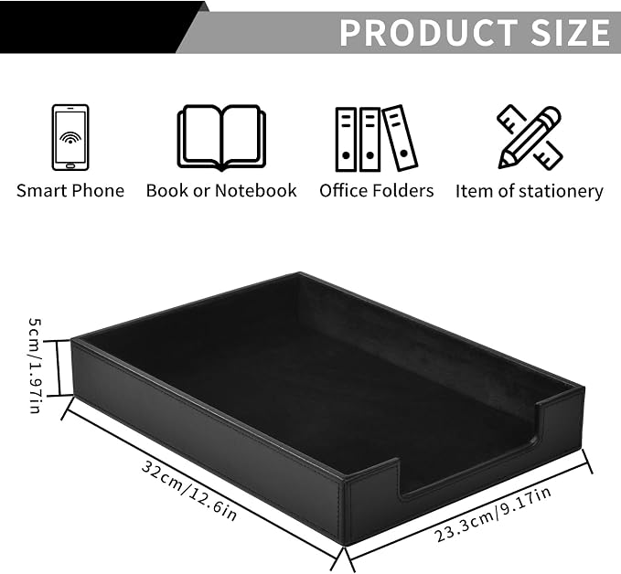 PU Leather Letter Tray - Image 2