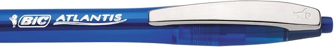 BIC Glide Blue Retractable Ballpoint Pens, Medium Point, 2-Count Pack, Ultra - Image 5