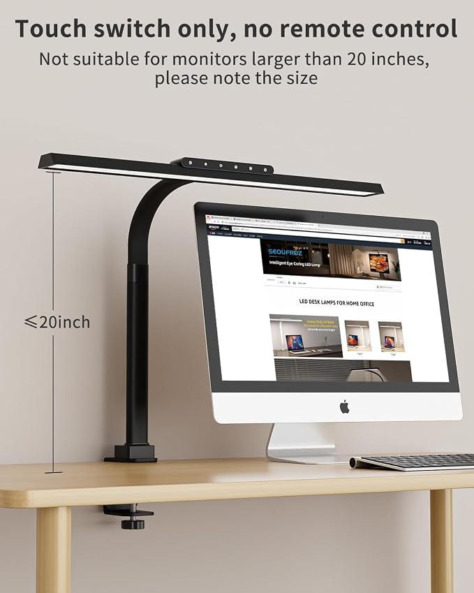 LED Desk Lamps for Home Office, 24W Bright Eye-Caring Light - Image 7