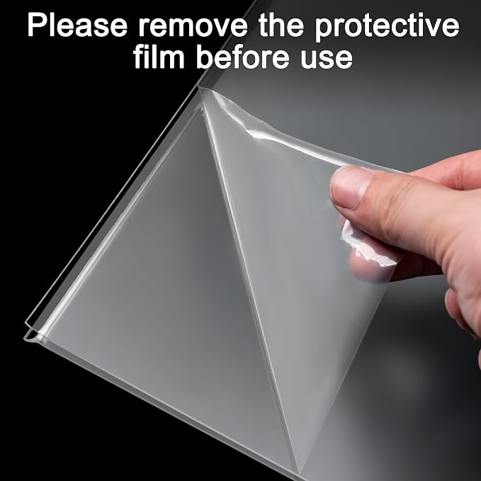Hoewina Acrylic Sign Holder 8.5 x 11 Inch 6 Pack, Vertical Double Acrylic Stands - Image 5