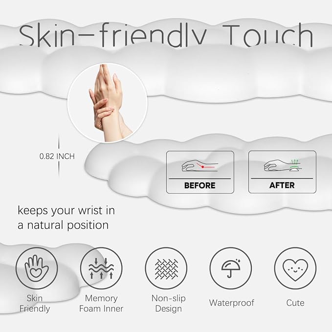 Cloud Wrist Rest Keyboard Palm Rest - Image 7