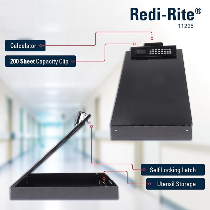 Saunders Recycled Aluminum Redi-Rite Storage Clipboard - Image 3