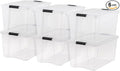 IRIS USA 72 Qt Stackable Plastic Storage Bins by IRISUSA