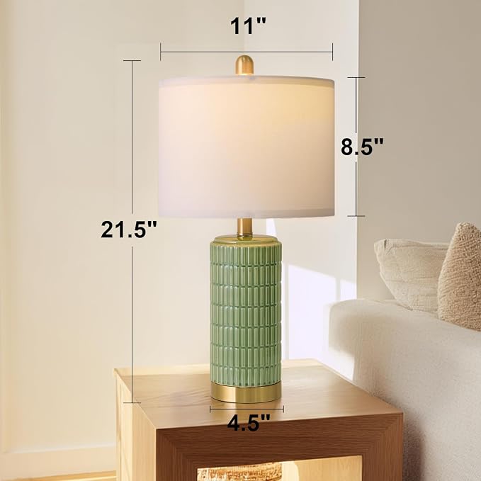 PoKat Bedside Table Lamps Set of 2 - Image 7