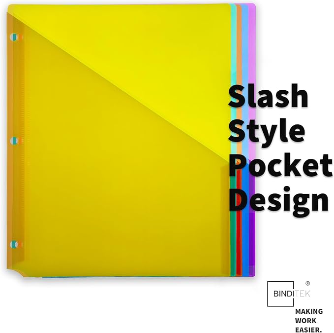 Binditek 50 Pack Poly Slash File Jackets - Image 6