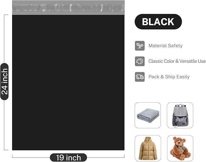 Metronic Poly Mailers 19x24 500PC Large Shipping Bags Envelopes Mailers - Image 4