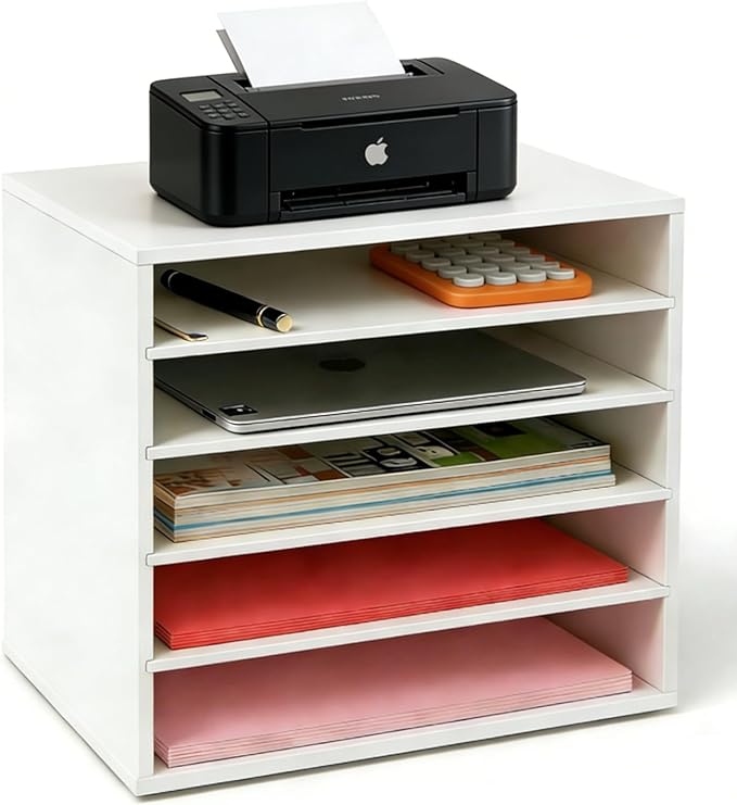 EMERIT Paper Organzier Wood Desktop Organizer Storage Letter Tray File Sorter by eMeritDirect