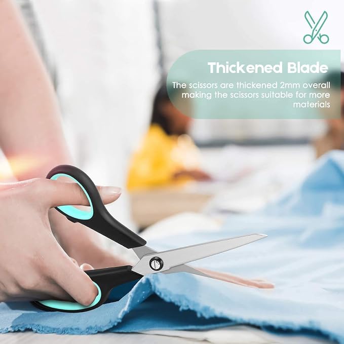 iBayam 8.5" Heavy Duty Black Scissors - Image 5