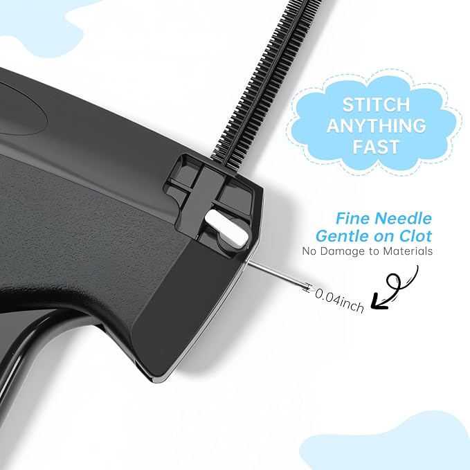 Black Micro Sewing Gun Stitch Gun - Image 2