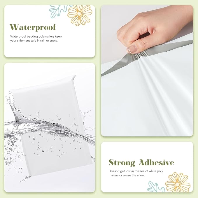 Fuxury 1500 Pcs 19x24" Poly Mailers, Waterproof Mailing Envelopes - Image 4