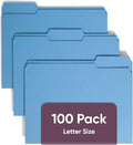 Smead Blue File Folders for Documents, by SMEAD