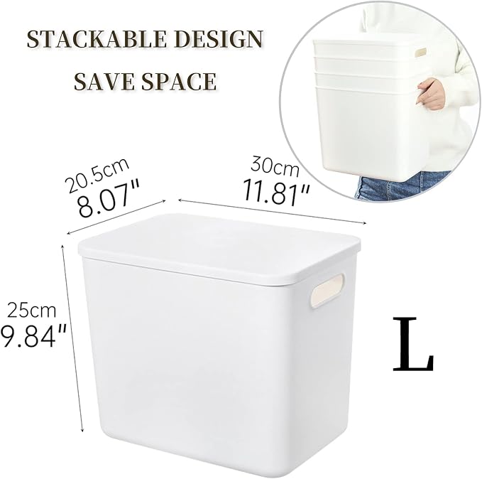 Yishyfier Plastic Storage Baskets Bins Boxes - Image 6