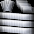Leinuosen 3000 Pcs Clear Plastic Tags Bulk Shelf Price Tag Label Holders by Leinuosen