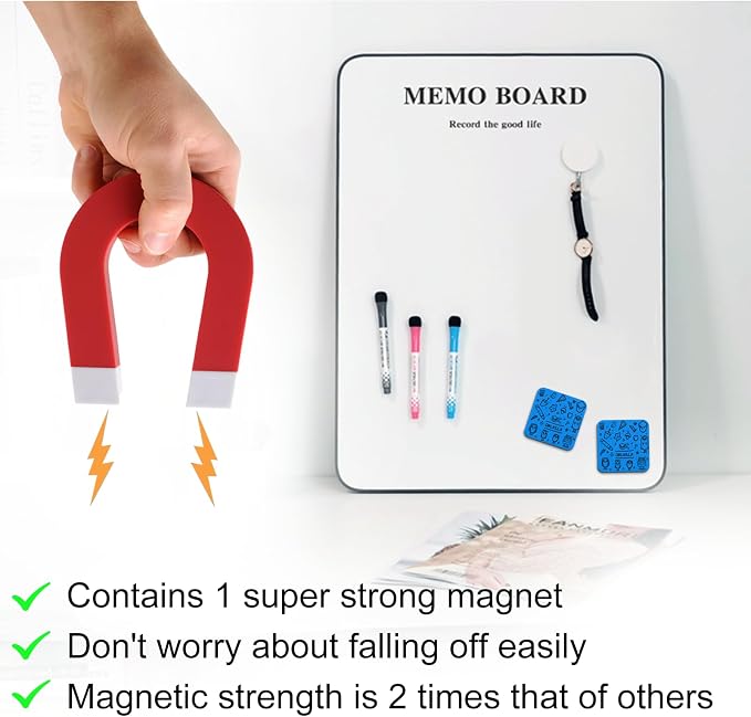 OWLKELA 30 Pack Magnetic Blue Whiteboard Eraser, EVA Material - Image 4