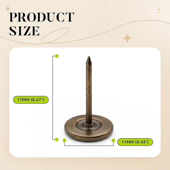 Heavy Duty Thumb Tacks, Extra Long Sharp Pins - Image 3