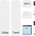 Erasable Label Holders Kit by badigo