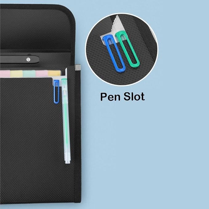 2 Pack 12 Pockets Accordion File Organizer - Image 6