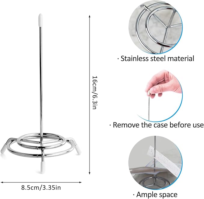 3Pcs Ticket Stabber for Restaurant, Ticket Receipt Holder Check Spindle Orders - Image 2