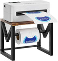 Marbrasse Label Holder for Rolls and Fanfold Labels, Wood Label Printer Holder by Marbrasse