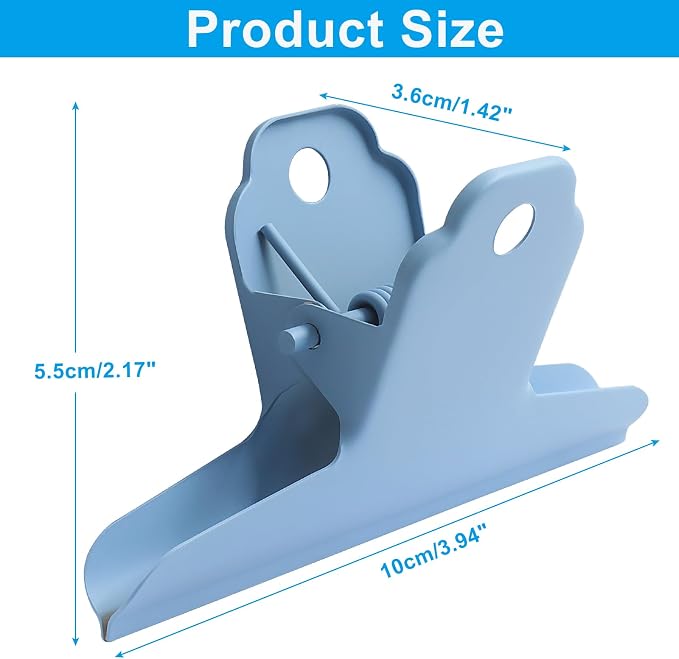 4 Inch Extra Large Metal Bulldog Clips, Paper Clamps Holder - Image 2