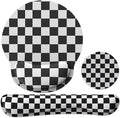 Ergonomic Mouse Pad with Wrist Rest and Keyboard Wrist Rest, Mousepad and by GJGOO