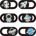 6Pcs 6 Styles Alien Spaceship Cute Laptop Camera Cover Privacy Guard Accessories by PRESSINART