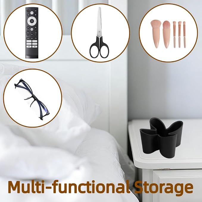 Khakho Flower Shape Remote Control Holder, Desk Organizer Storage Container - Image 6