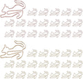 OWLFAVO 40pcs Kitty Shape Paper Clips by OWLFAVO