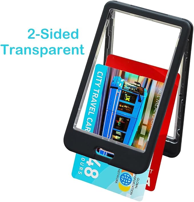 20 Pack ID Badge Holder with Double-Sided Transparent Windows, Waterproof Id - Image 2