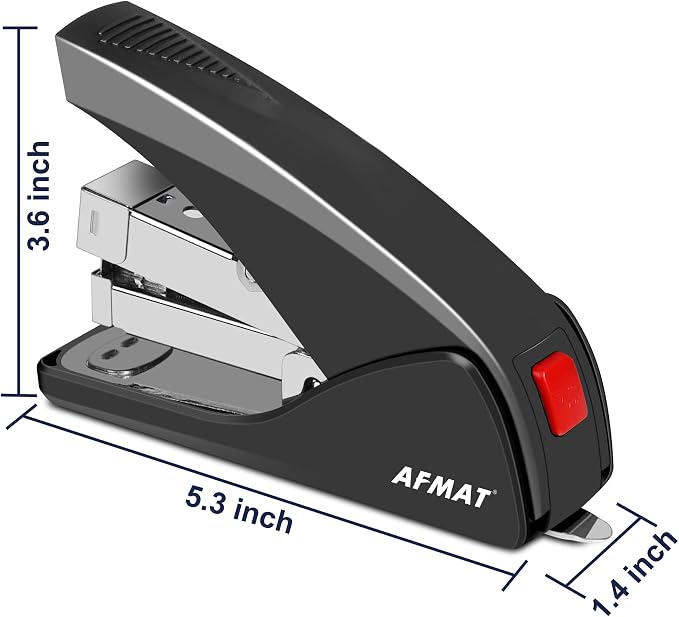 AFMAT Stapler for Desk, 50 Sheet Effortless Desktop Stapler Staple - Image 8