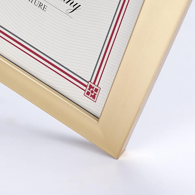 Giftgarden 8.5x11 Picture Frame Gold Set of 12, Wall or Tabletop Display - Image 6