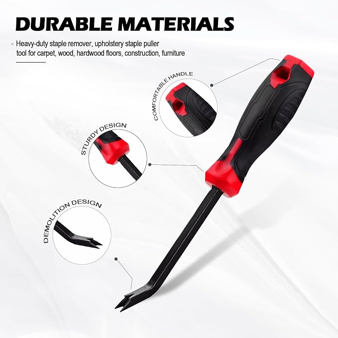 Heavy Duty Staple Remover Tool, Staple Puller Remover - Image 2