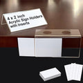 ChanQnTon L-Shape Acrylic Sign Holder, Price Tags, Food Labels by ChanQnTon